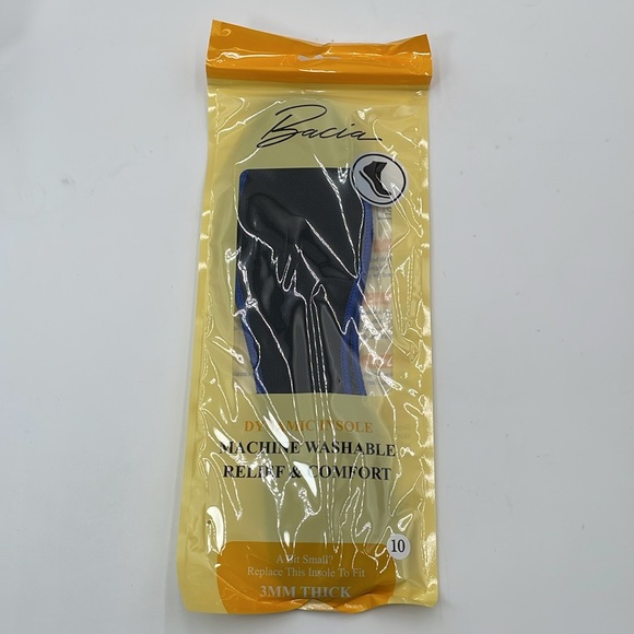 Bacia Night Blue Knit Ballet Flat Slip On Washable Shoes Extra Insoles - Size 10 - Picture 11 of 15